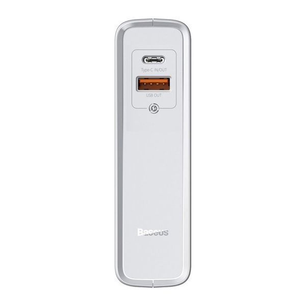 Power bank & Charger C+C 10000mAh 45W White (Baseus Station(GaN)2 in1 Q.C. 02843 фото
