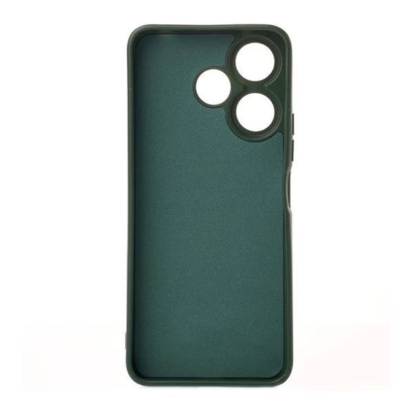 Silicone cover Soft Xiaomi RedMi 13 dark green 36694 фото