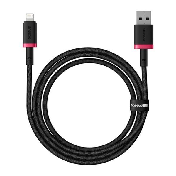USB Cable Baseus Dura Series Fast Charging Lightning 2.4A (2m) black/red 47176 фото