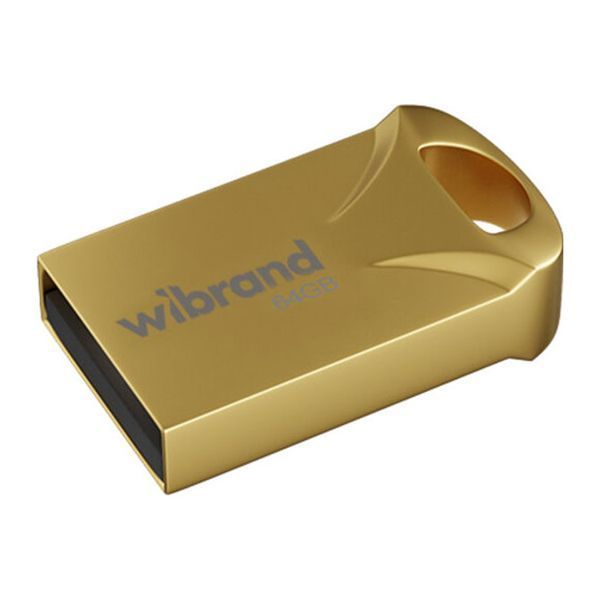 USB Flash 64 GB Wibrand Hawk Gold UA 35547 фото