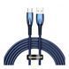 USB Cable Baseus Glimmer Series Fast Charging Type-C 100W (2m) blue 17955 фото 2