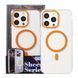 Накладка iPhone 16 Pro Max MagSafe Sheen series PC orange 10650 фото 2
