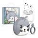 Навушники AirPods 3 Hoco EW46 white + case cat silver 32597 фото 4