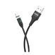 USB Cable Hoco Type-C U76 магніт 3.A 1.2m black 21700 фото 1
