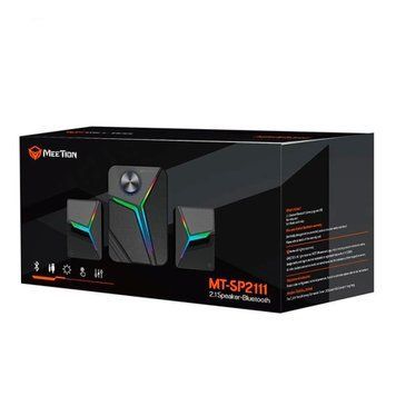 Колонка для комп'ютера Meetion SP2111 RGB black 46946 фото