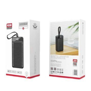 Power bank 50 000 mAh XO PR158 22.5W PD20W+QC3.0 LED Display black 34729 фото