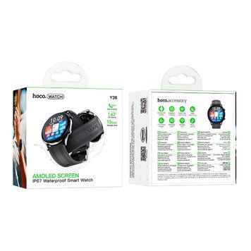 Смарт-годинник Hoco Y38 AMOLED sports black 45282 фото
