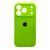 Silicone case Full camera iPhone 17 Pro Max neon green 46905 фото