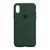 Silicone case Full iPhone X/XS atrovirens 33567 фото