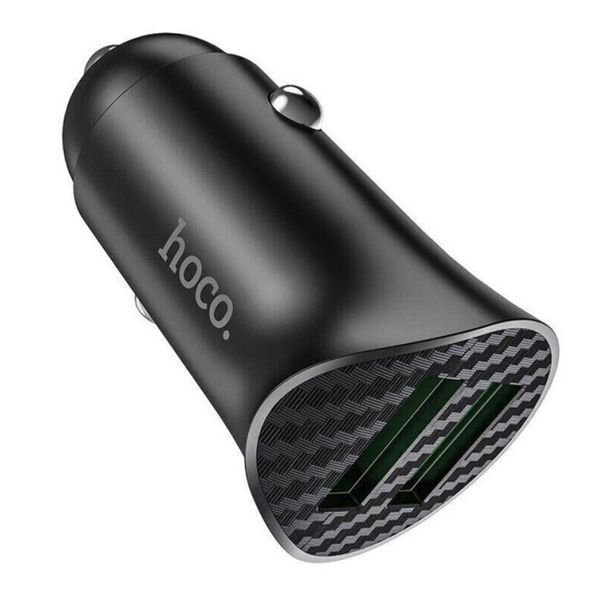 АЗП Hoco Z39 18W/3A QC3.0 (2USB) black 30605 фото