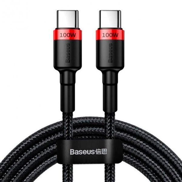 Cable Baseus Cafule Type-C to Type-C PD 2.0 60W (2m) red/black 45562 фото