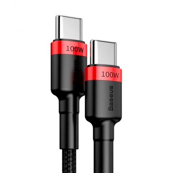 Cable Baseus Cafule Type-C to Type-C PD 2.0 60W (2m) red/black 45562 фото