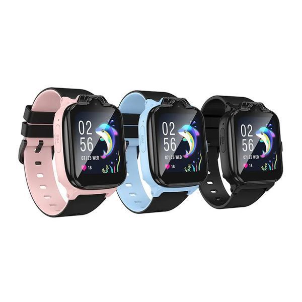 Дитячий годинник з GPS Hoco Y104 4G pink 39739 фото