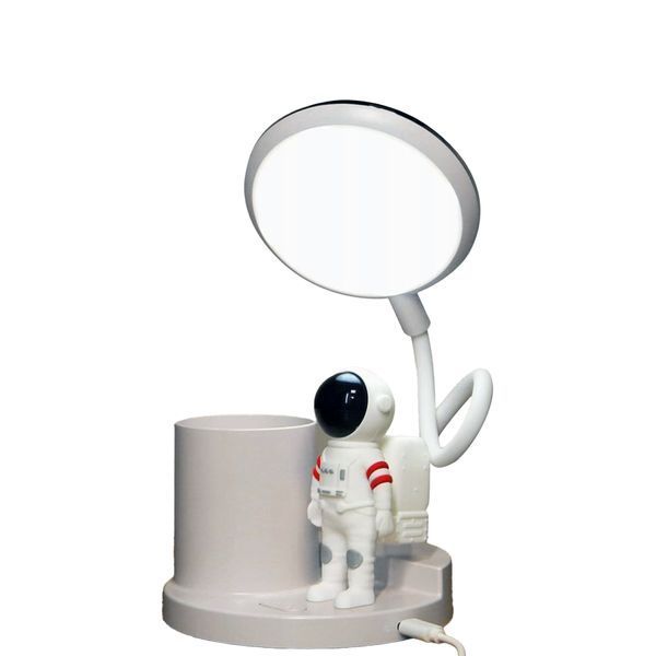 Лампа настільна Astronaut D6 проектор нічник 1200mah white 39246 фото