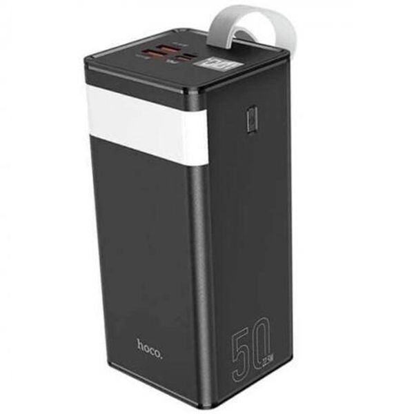 Power bank 50 000 mAh Hoco J86A 22.5W PD/QC 3.0 2USB/Type-C LED Lamp LED Display black 29796 фото