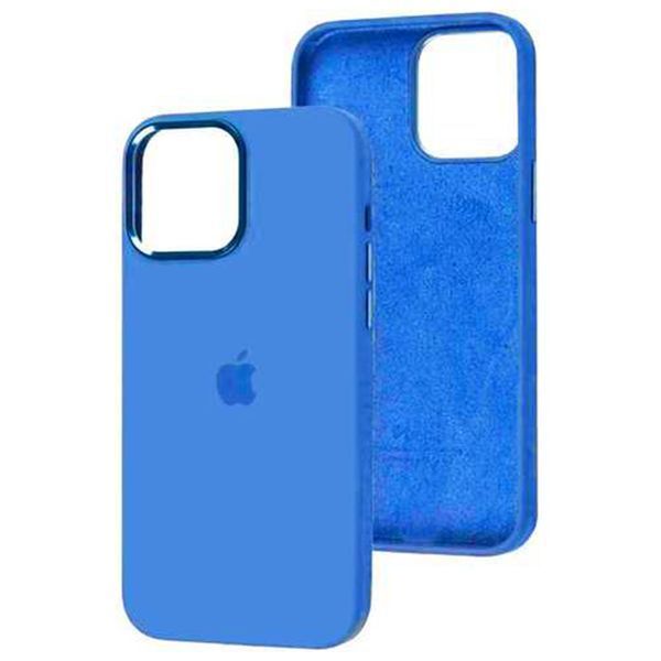 Silicone case Full iPhone X/XS neon blue 31838 фото