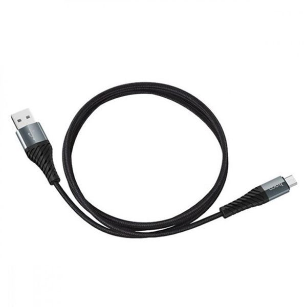 USB Cable Hoco Micro usb X38 2.4A 1m black 20751 фото