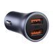 АЗП Baseus Golden Contactor Pro 40W (2USB) + Cable Type-C 5A (1m) dark gray 25678 фото 4