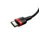 Cable Baseus Cafule Type-C to Type-C PD 2.0 60W (2m) red/black 45562 фото 4