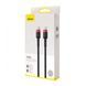 Cable Baseus Cafule Type-C to Type-C PD 2.0 60W (2m) red/black 45562 фото 1