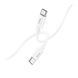 Cable Hoco Type-C to Type-C X87 60W/3A 1m white 39685 фото 2
