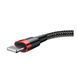 USB Cable Baseus Cafule Lightning 2.4A (0.5m) red/black 00636 фото 4