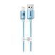 USB Cable Baseus Crystal Shine Series Lightning 2.4A (2m) sky blue 10174 фото 3