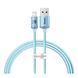 USB Cable Baseus Crystal Shine Series Lightning 2.4A (2m) sky blue 10174 фото 2