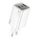 МЗП Hoco N49 PD 65W (1USB/2USB-C) white 20757 фото 5