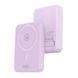 Power bank 10 000 mah XO PR226 Mini Magnetic Absorption Fast Charging purple 00673 фото 2
