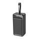 Power bank 50 000 mAh XO PR158 22.5W PD20W+QC3.0 LED Display black 34729 фото 3