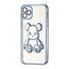 Силікон iPhone 15 Pro Max Shining Bear Case blue 35492 фото 1
