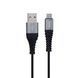 USB Cable Hoco Micro usb X38 2.4A 1m black 20751 фото 2