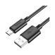 USB Cable Hoco Micro usb X88 2.4A 2m black 07243 фото 4