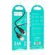 USB Cable Hoco Lightning X95 2.4A 1m black 33297 фото 1