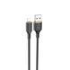 USB Cable Hoco Lightning X95 2.4A 1m black 33297 фото 2