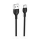 USB Cable XO NB200 Type-C 2M black 35383 фото 1