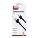 USB Cable XO NB200 Type-C 2M black 35383 фото 2