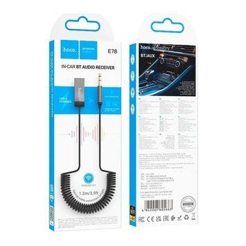 Bluetooth Audio Reciver Hoco BT E78 grey 42168 фото