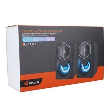 Колонка для комп'ютера Kisonli L-1020 black 40917 фото