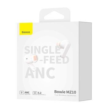 Навушники Air Bluetooh Baseus Bowie EZ10 white 35701 фото