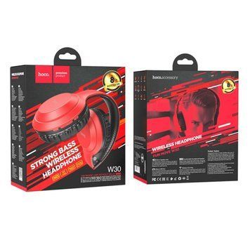 Навушники Big Bluetooth Hoco W30 red 03600 фото
