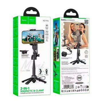 Смарт-штатив Hoco K27 Pro Bluetooth black 47347 фото