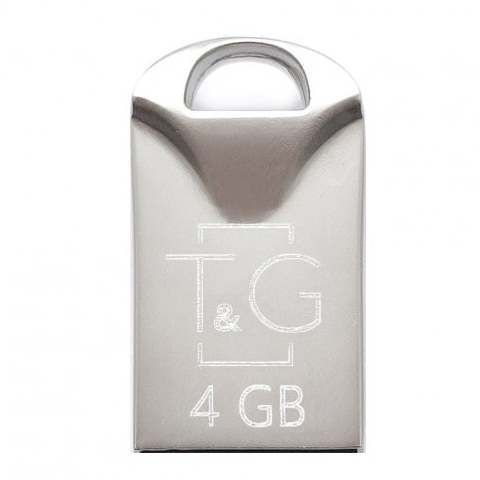USB Flash 4 GB T&G 106 Metal Silver 10293 фото