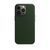 Накладка iPhone 16 Pro Leather with MagSafe green 38617 фото