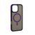 Силікон iPhone 16 Plus MagSafe All-Round black-purple 38526 фото