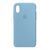 Silicone case Full iPhone Xr light blue 05768 фото