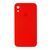 Silicone case Full square close camera iPhone Xr red 31327 фото