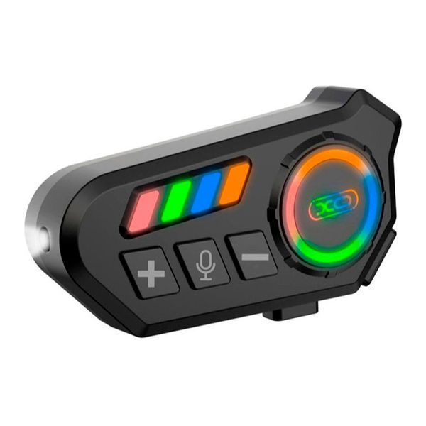 Bluetooth мотогарнітура XO BE56 чорна 46117 фото
