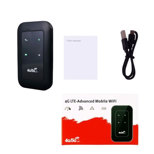 Мобільний Wi-Fi модем MF800-5 LED 4G black 00163 фото